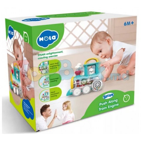 Hola Toys E7995A Игрушка-каталка Поезд