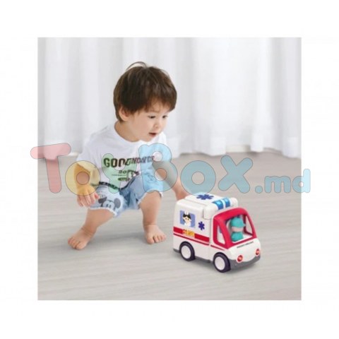 Hola Toys E9997 Jucarie muzicala Ambulanta