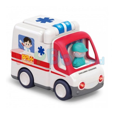 Hola Toys E9997 Jucarie muzicala Ambulanta