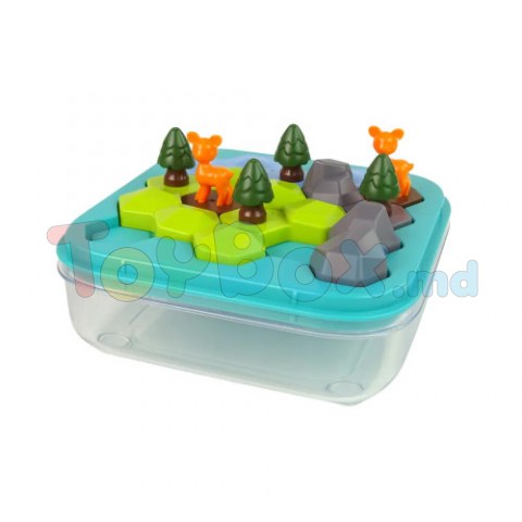 Hola Toys HE796200 Joc logic de masă Animale din pădure