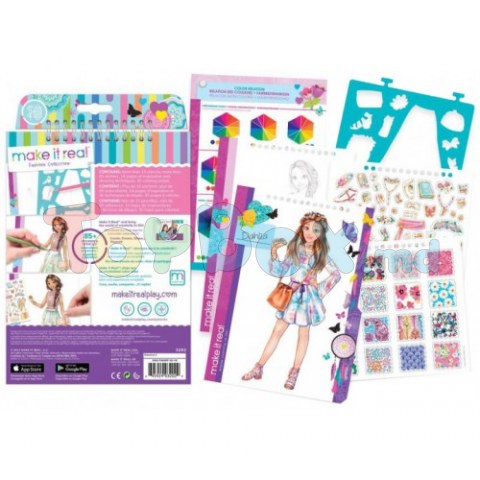 Make it Real 3202 Album cu șabloane Flower Fantasy
