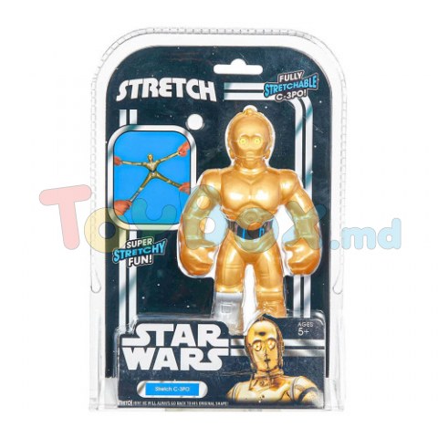 Star Wars S07689 Figurină stretch C3PO, 16 cm