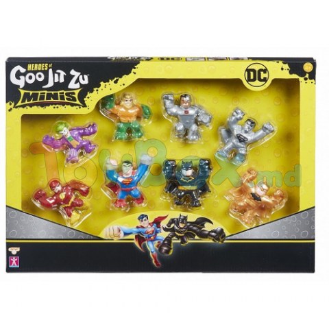 Goo Jit Zu 41334G Set de joc cu minifigurine extensibile, 8 buc