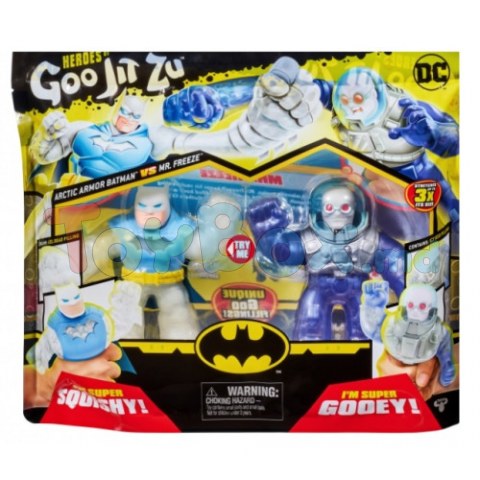 Goo Jit Zu 41393G Set de figurine Arctic Batman vs. Mr. Freeze