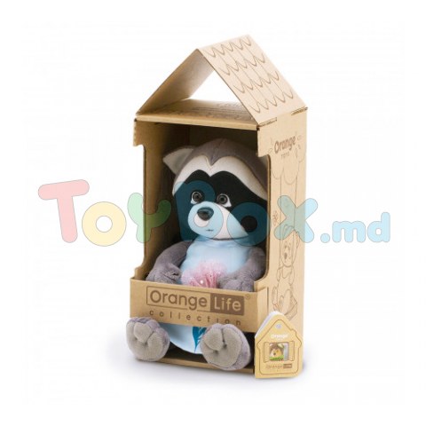 Orange Toys OS707/15 Jucarie de plus Daisy the Raccoon Flower, 15 cm