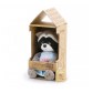 Orange Toys OS707/15 Jucarie de plus Daisy the Raccoon Flower, 15 cm