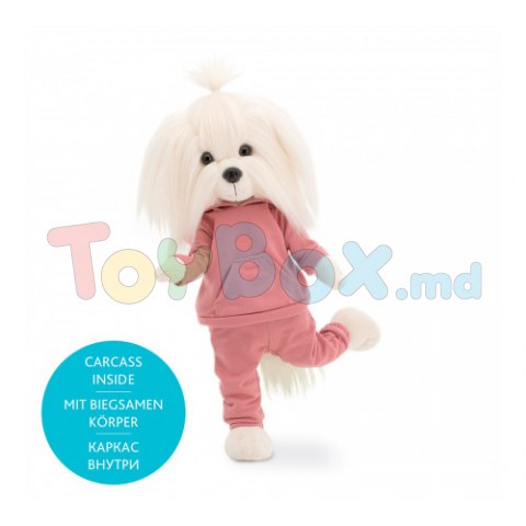 Orange Toys  LD4/084 Мягкая игрушка Собачка Lucky Mimi Клубничное мороженное, 37 см