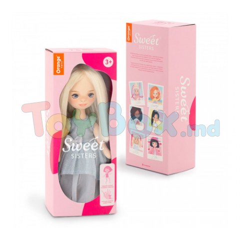 Orange Toys SS01-01 Papusa Mia intr-o rochie albastra, 32 cm