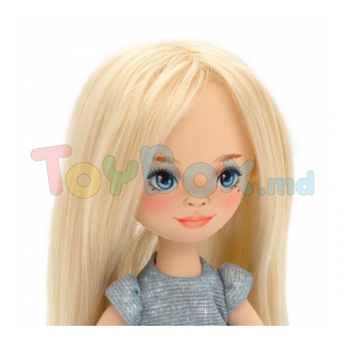 Orange Toys SS01-01 Papusa Mia intr-o rochie albastra, 32 cm