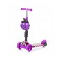 Chipolino Trotineta 3-in-1 Kiddy Evo DSKIEH021PG purple/graffiti