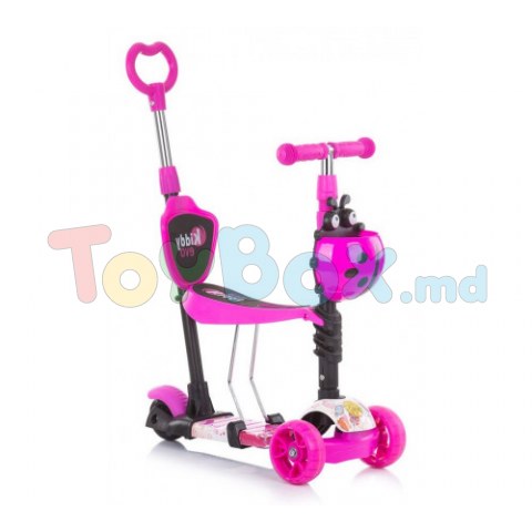 Chipolino Trotineta 3-in-1 Kiddy Evo DSKIEH025LO lollipop