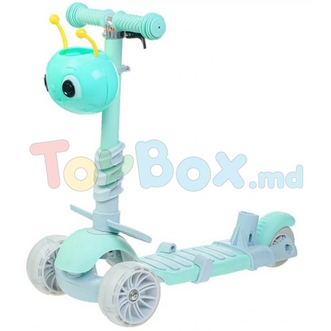 Trotinetă 4Play Snail Mint