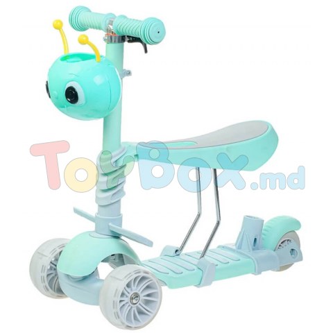 Trotinetă 4Play Snail Mint