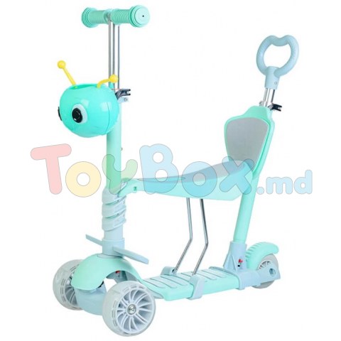 Trotinetă 4Play Snail Mint