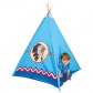 Bino 82818 Cort TeePee Indian, albastru, 120x120x150 cm