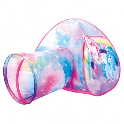 Bino 82823 Cort cu tunel, Unicorn, 80x160x95 cm