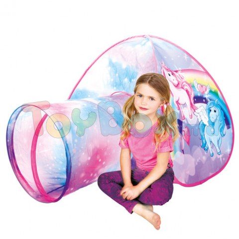 Bino 82823 Cort cu tunel, Unicorn, 80x160x95 cm