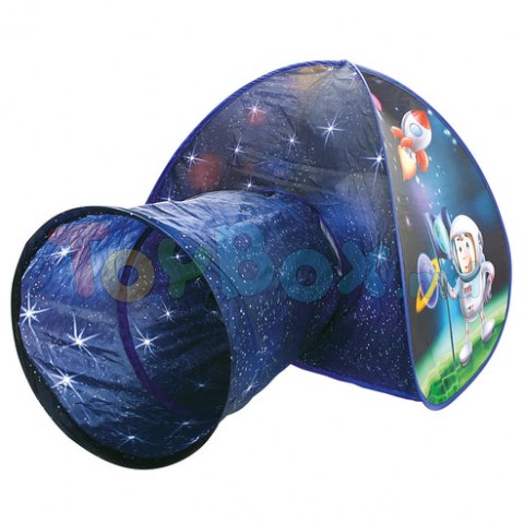 Bino 82824 Cort cu tunel, Cosmonaut, 80x160x95 cm