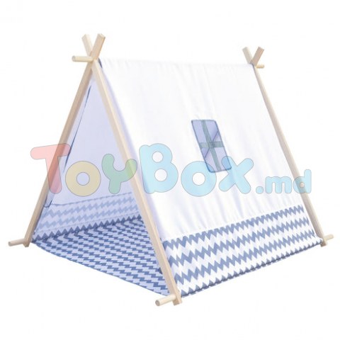 Bino 82825 Cort Casa, alb- gri, 125x92x95 cm