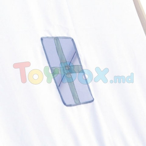 Bino 82825 Cort Casa, alb- gri, 125x92x95 cm