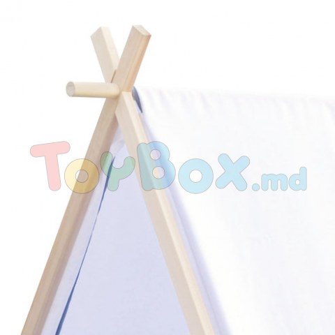 Bino 82825 Cort Casa, alb- gri, 125x92x95 cm