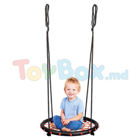 Bino 82726 Scranciob rotund cu plasa negru/rosu