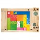 Bino 82067 Деревянный конструктор Maze, Marble Run, 66 деталей