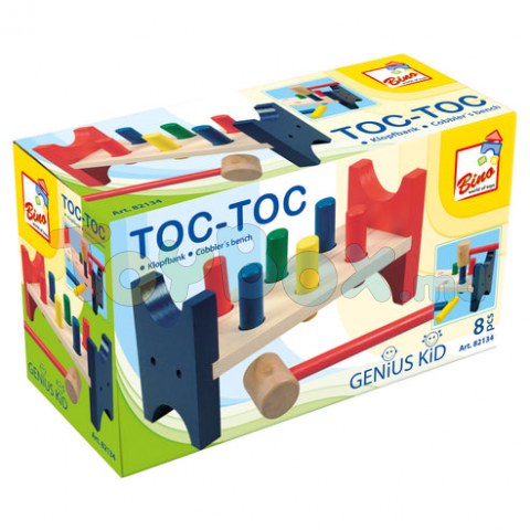 Bino 82134 Jucarie din lemn cu ciocan