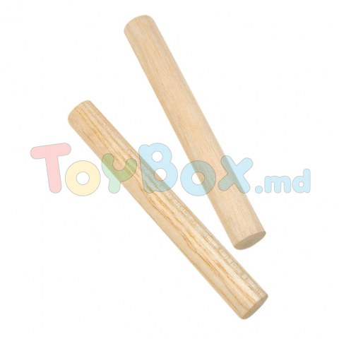 Bino 86550 Set 6 instrumente muzicale din lemn Mini Orchestra