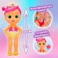 Bloopies 84384 Кукла Волшебный хвост Русалочка Луна, 23cm