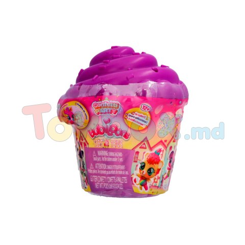 Bubiloons 88887 Set de joaca surpriza cu figurina si baloane Confetti Party -Bubi