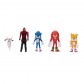 Sonic the Hedgehog 412684 Set 5 figurine eroi, 6 cm