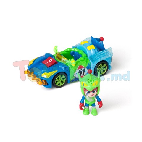 SuperThings PTR1D208UA01 Set surpriza masina-constructor T-Racers – Mixeaza diverse modele (in asortiment)