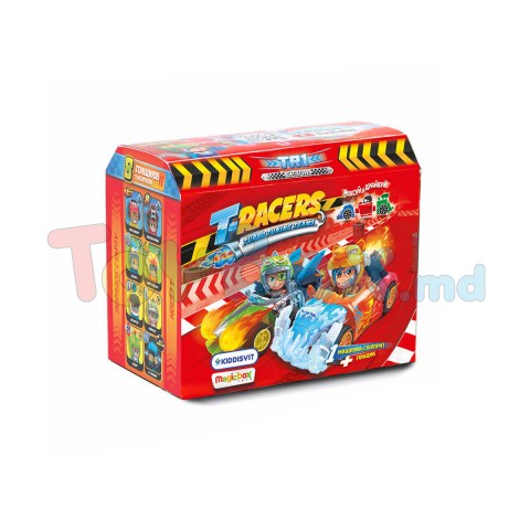 SuperThings PTR1D208UA01 Set surpriza masina-constructor T-Racers – Mixeaza diverse modele (in asortiment)