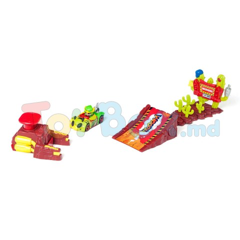 SuperThings PTRSD014IN01 Set de joaca T-Racers – Eagle Jump Challenge