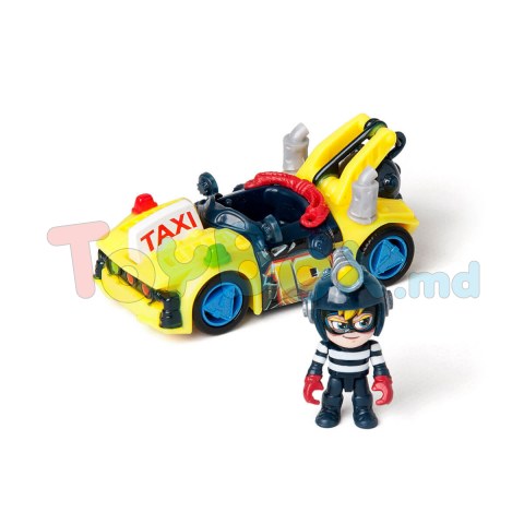 SuperThings PTRSD014IN11 Set de joaca T-Racers – Turbo Crane Challenge