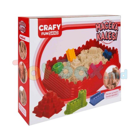Crafy Fun Dough S00002787 Set nisip kinetic Castel 10 el. 1000gr.