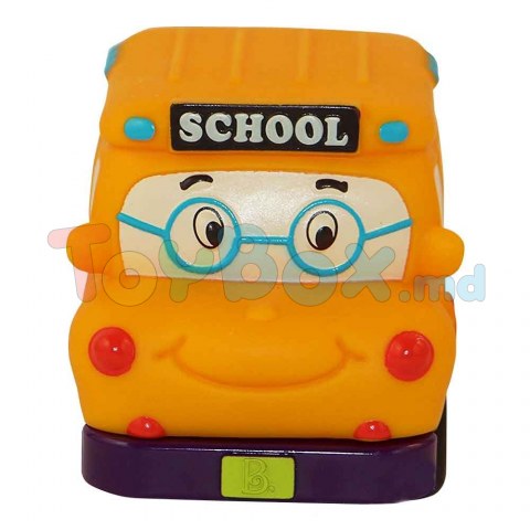 Battat BX1495Z Masina cu inertie seria Parcul auto amuzant AUTOBUZ SCOLAR