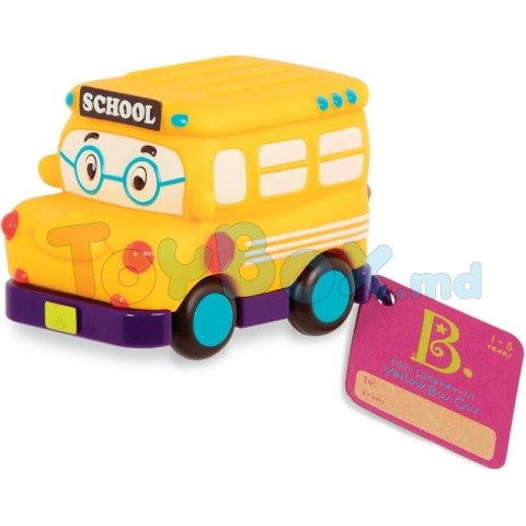 Battat BX1495Z Masina cu inertie seria Parcul auto amuzant AUTOBUZ SCOLAR