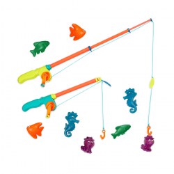 Battat BX2056Z Игровой набор Магнитная рыбалка меняет цвет