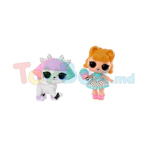 L.O.L. Surprise! 987826 Set 2 Figurine LOL Surprise OPP Tot + Pet Jitterbug + Pupsta