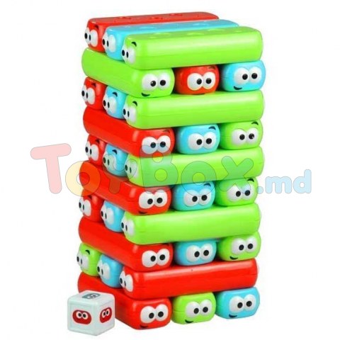 Leantoys 2132 Игра Jenga Stackers, пластик, 30 штук, разноцветная