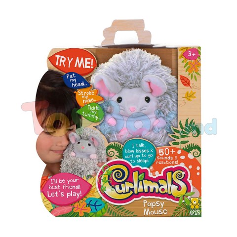 Curlimals 3712 Интерактивная игрушка Мышка Попси