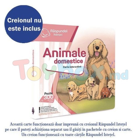 Raspundel Istetel 19585 Развивающая книжка для малышей Animale domestice