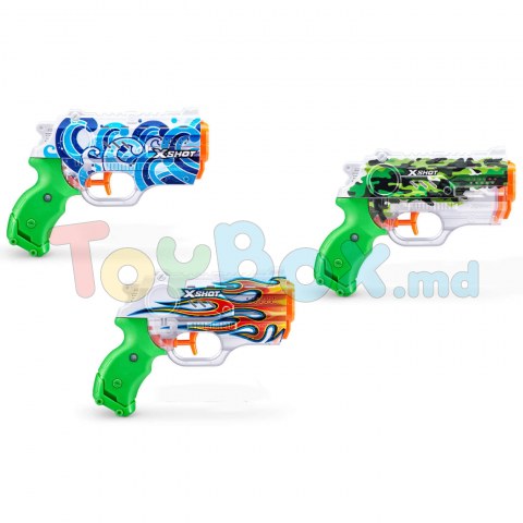 X-Shot 660136 Pistol cu apa X-Shot Nano Skins Fast Fill 02362 (in asortiment)