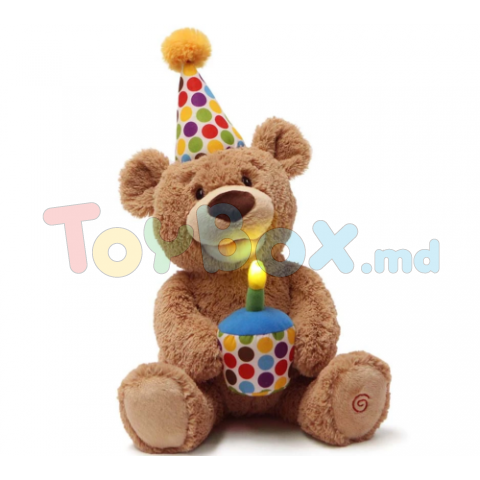 GUND 6049942 Музыкальный мишка “Happy Birthday” (43см)