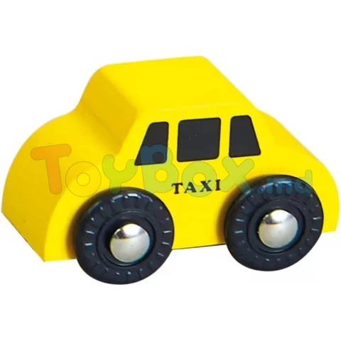84077 Parcare cu lift, din lemn, cu 4 masinute, 34,5x37x47,5 cm
