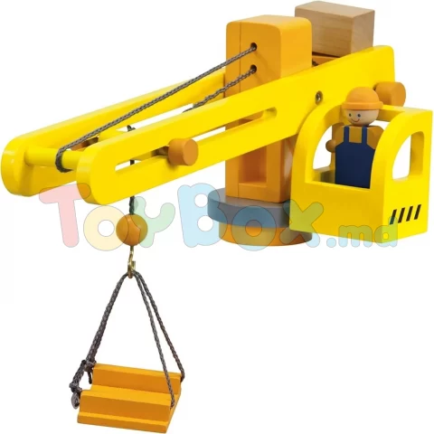 84087 Macara din lemn cu 13 accesorii, 31x42x25 cm