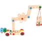 84206 Set de constructie cu blocuri din lemn suruburi din plastic Markury120 el.