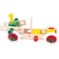 84206 Set de constructie cu blocuri din lemn suruburi din plastic Markury120 el.